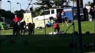 Tjimarri Sanderson-Milera 120m Final at the 2011 SA Bay Sheffield under 20 division