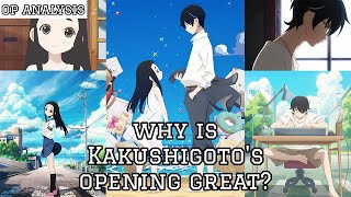 An Opening that made me tear up; Kakushigoto OP Analysis