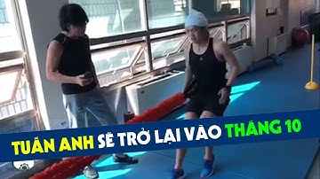 Tiền vệ Nguyễn Tuấn Anh đã bắt đầu trở lại tập luyện với bóng | HAGL Media