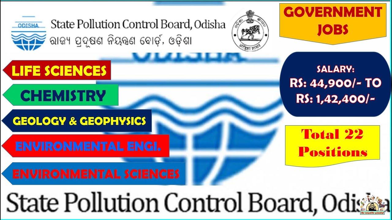Government Jobs Chemistry Jobs Life science Jobs Environmental Sciences Job OCSP Odisha Jobs