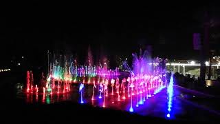 Eilat water fountain show