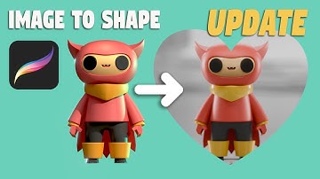 Cut an IMAGE into any SHAPE -  Procreate Tutorial UPDATE