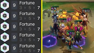 9 Fortune Player wet Dream ⭐⭐⭐! | TFT Inkborn Fables | Teamfight Tactics