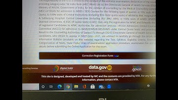 NEET 2021 application correction window opened