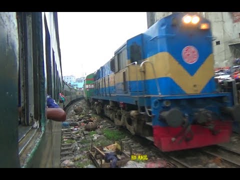 southern railway off peak times Dewanganj commuter train crossing Sundarban Express Train