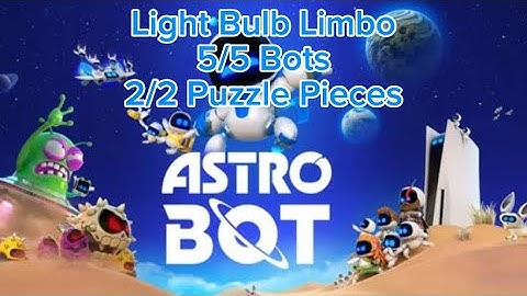 Light Bulb Limbo - All Bots and Puzzle Pieces - Astro Bot