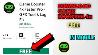 HOW TO DOWNLOAD GAMES BOOSTER 4X FASTER PRO plus || (WITH ADVANCED  SETTINGS) || GAME BOOSTER PLUS screenshot 5