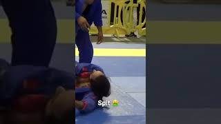 BJJ Match ends in DQ. Opponent spits 🤮 #bjj #jiujitsu #grappling