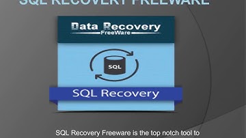 SQL Recovery Freeware