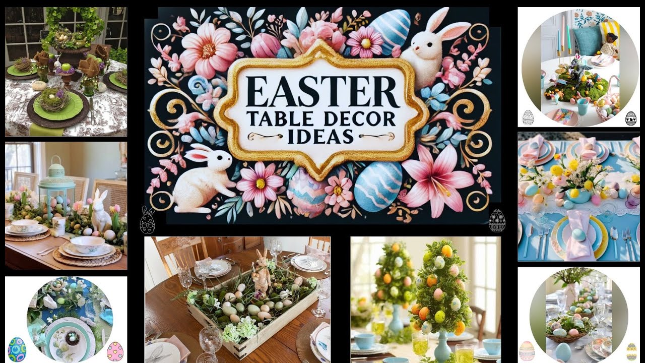 100+ DIY Easter Table Decorations Ideas to Transform Your Holiday Spread
