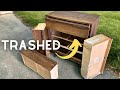 Amazing Salvage of a Discarded Chest of Drawers