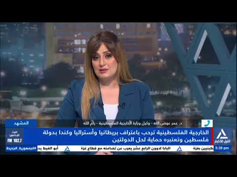 د عمر عوض الله تزايد الاعتراف بالدولة الفلسطينية يمثل انعطافا تاريخيا للقضية