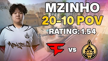 mzinho (20-10) FaZe vs The MongolZ (Dust2) | IEM Melbourne 2025 | PRO POV