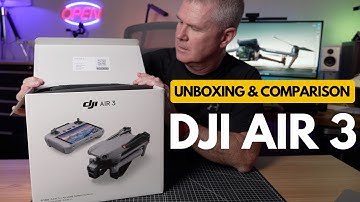 DJI Air 3 RC2 Fly More Combo- Unboxing & Comparison  #dji #djidrone #djiair3 #dronevideo #drone