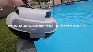 Watch！Should You Buy this Robot Pool Vac from Pool！！！