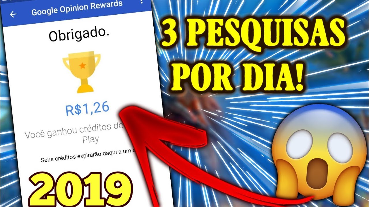 Como Ganhar Mais Pesquisas No Google Opinion Rewards 2019