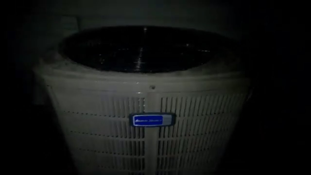 The New 2021 American Standard Heat Pump Full Defrost Cycle (W/ Steam