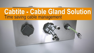 Handling - Cabtite Cable Entry System separable retrofit Cable Gland Solution