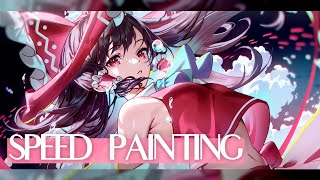 【サンクリ】博麗 霊夢 東方 サンパン スリーブ れいむ 羽々斬 Illustration with Explanation] Reimu | Touhou Project [Speed