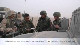 Command Sergeant Major Sergio Riddle - My Hero