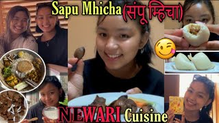 I Only Ate NEWARI FOODS For A DAY!! SAPU-MHICHA (Special Newari Cuisine)