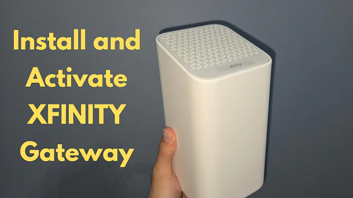 How to Connect Xfinity Gateway (Setup Internet)