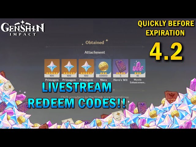 NEW REDEEM CODES, VERSION 4.1, 100% WORKING Genshin Impact