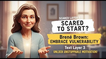 SCARED TO START? EMBRACE VULNERABILITY: UNLOCK REAL MOTIVATION (Brené Brown)!