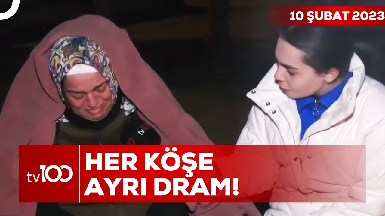 10 İli Sarsan Deprem, Adıyaman'ı Yerle Bir Etti! | Ece Üner'le Tv100 Ana Haber