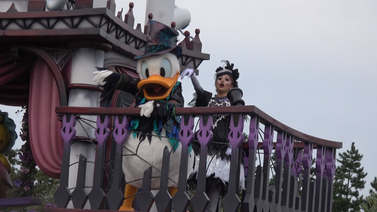 Tdl ドナルド頑張れ スプーキー Boo パレード ディズニーハロウィーン19 Disney Halloween Spooky Boo Parade Youtube