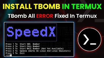 Installing TBomb In Termux | By Technolex