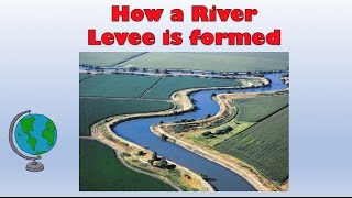 Natural River Levees - How are they formed? Labelled diagram and explanation