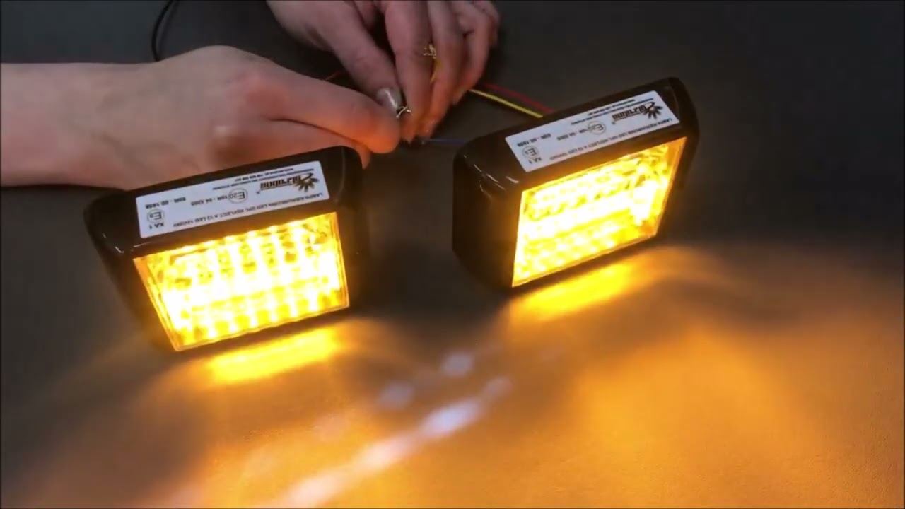 Front- und Heckblitzer LED REFLECT 2x12