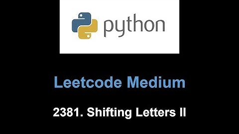 Leetcode 2381. Shifting Letters II (difference array)