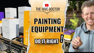 Painting Hive Boxes//What to Paint & NOT Paint//Painting Hive Bodies & Honey Supers