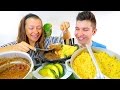 Best Spanish Beans, Rice, &amp; Creamy Avocado • MUKBANG