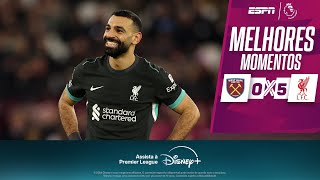 Thumbnail for Salah DESTRÓI com um GOL e DUAS ASSISTÊNCIAS, e Liverpool goleia West Ham por 5 a 0