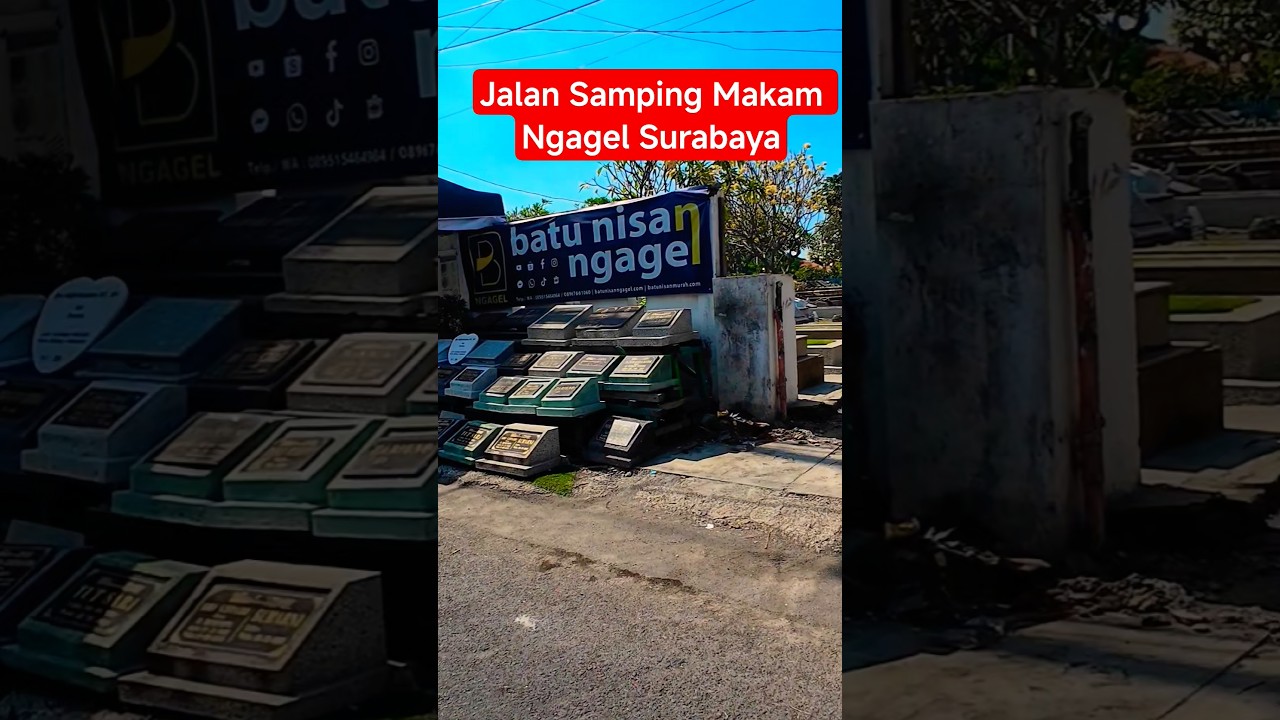Jalan Samping Makam Ngagel 🚶 Walking Around Ngagel Rejo Utara Surabaya