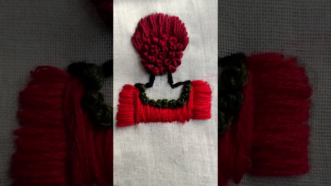 3 Easy Hair Embroidery TutorialStep by step tutorial for Beginners /Embroidery by Arpiartistic 