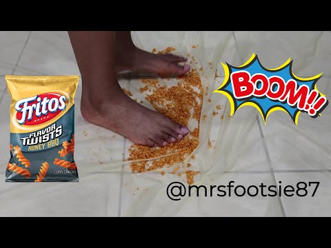 Feet Crushing Twist Chips #ASMR #OH