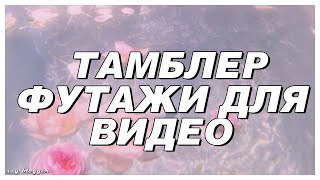 ТАМБЛЕР ФУТАЖИ ДЛЯ ВИДЕО // SAY BLOGGER //