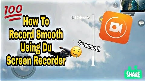 How To Record Nice & Smooth Using DU Screen Recorder!(Pubg Mobile#5)