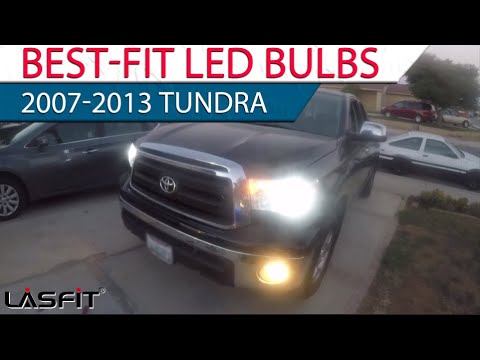 2007-2013 Toyota Tundra LED Headlight Bulbs Install {Super Bright-Huge Difference}