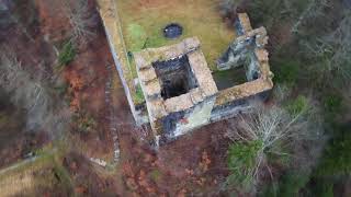Drohnenflug Ruine Grasburg, Wahlern/Schwarzenburg BE Schweiz