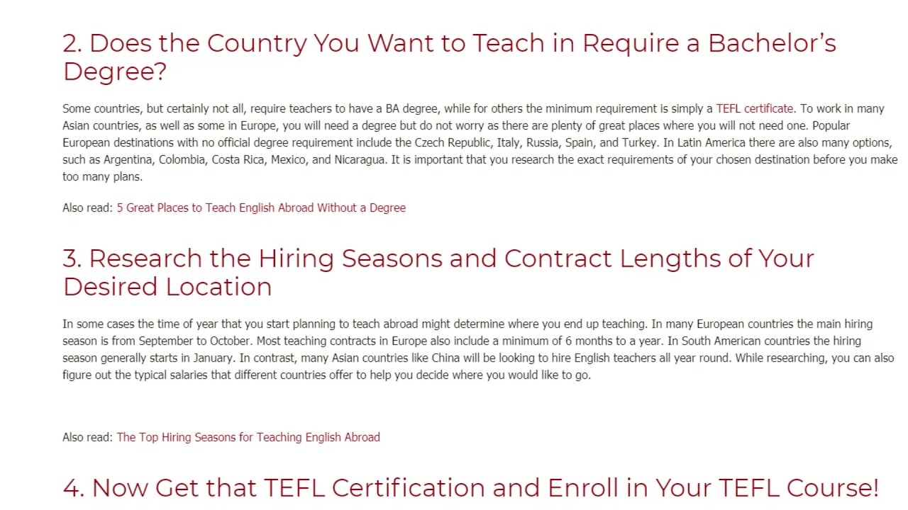 The How To Guide To Prepare For Your Teaching Job Abroad ITTT TEFL