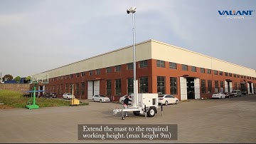 Portable CCTV Security Trailer System