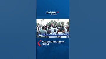 Aksi Bela Palestina Di Monas (12/10/2025) #shorts #news