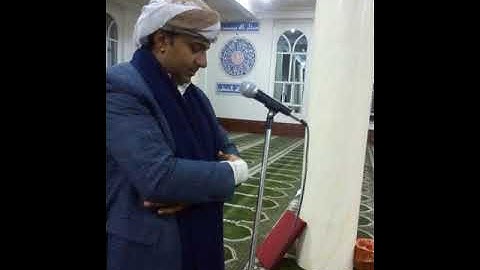 تقليد الشيخ سعود الشريم كأنه هو .. أداء القارئ اليمني أحمد المضوني