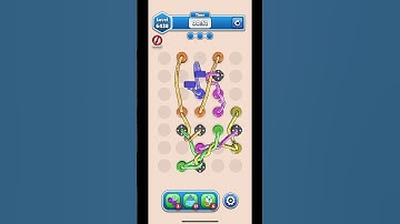 Twisted tangle level 6438 part 3 #games #gameplay #shorts