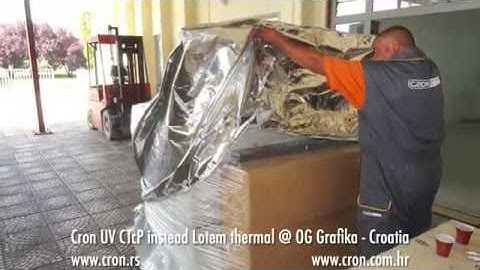 Cron UV CTcP instead Lotem thermal CTP @ OG Grafika - Croatia